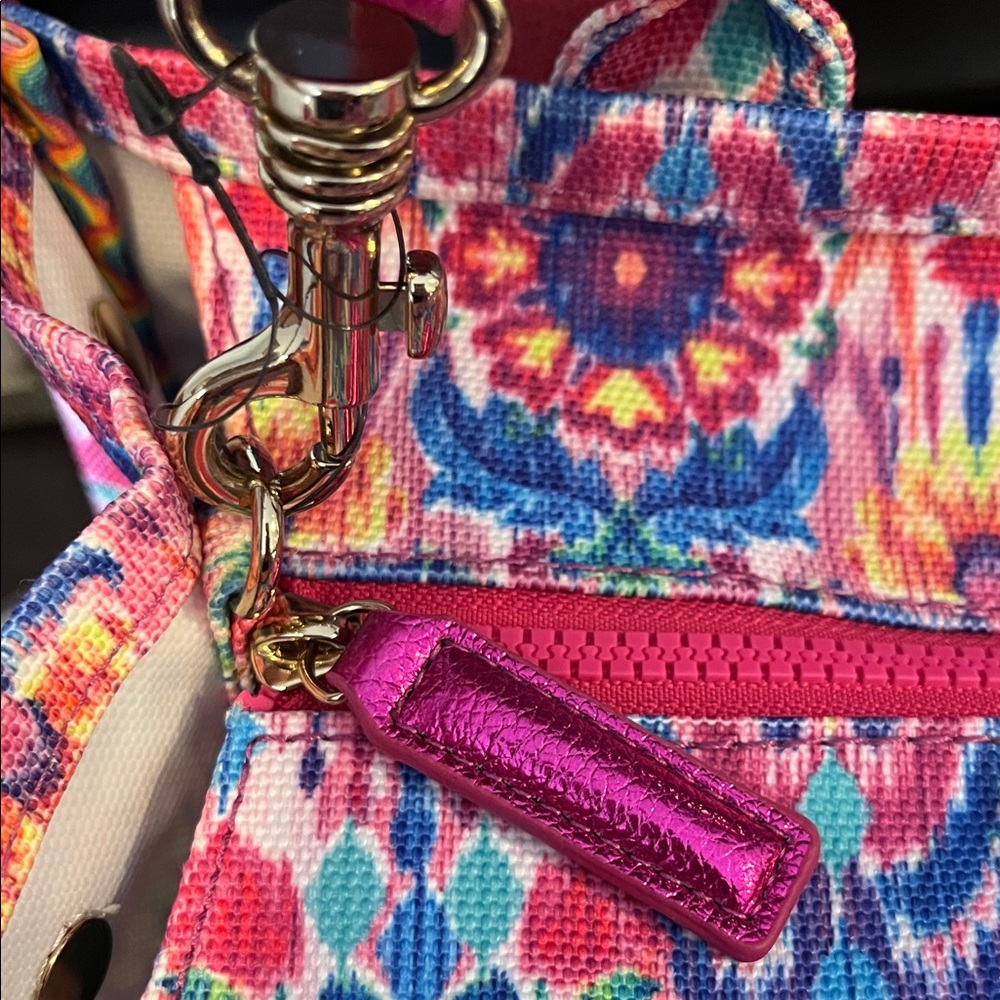 Limited Edition Kurt Geiger x Matthew Williamson Colorful Patterned Tote Bag - Picture 13 of 16